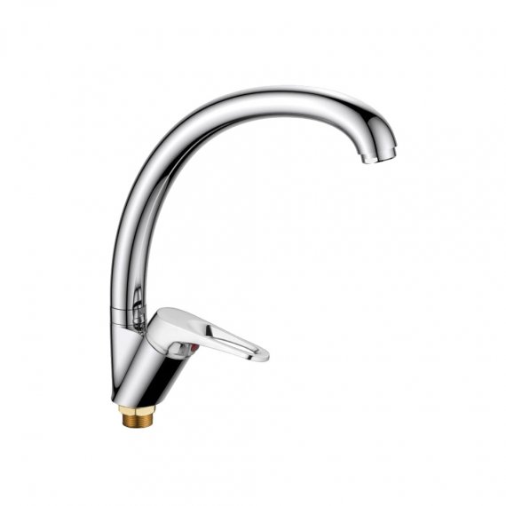 Фотография товара 'Valfex VF.4113-2 Смеситель для кухни "дуга" с гайкой, латунь Proxima Сhrome (10)'