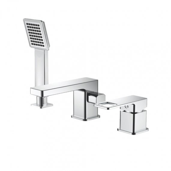 Фотография товара 'Valfex VF.80615 Смеситель для ванны на борт, 3 отверстия Arcadia Сhrome (4)'