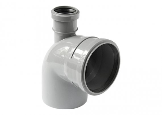 Фотография товара 'Valfex 23125150 Отвод универсальный 110/50х87,5° фронт-вверх вн.канализ.(30)'
