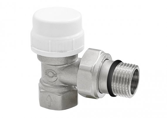 Фотография товара 'Valfex VF.031.TN.05 Клапан термостатический для рад. угловой 3/4" (с доп. уплотнением) (80/10) К'