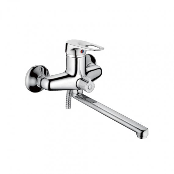 Фотография товара 'Valfex VF.2204 Смеситель для ванны, длинный излив, латунь Alioth Сhrome (8)'