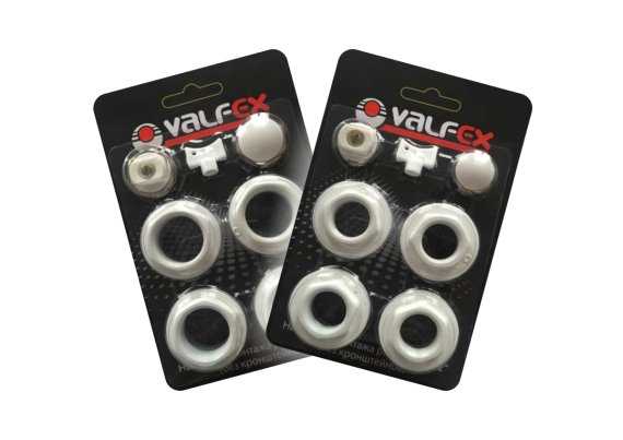 Фотография товара 'Valfex AD-1001 1/2 Комплект для монтажа радиаторов (BM, AL, IRON) без кронштейнов 1/2"'