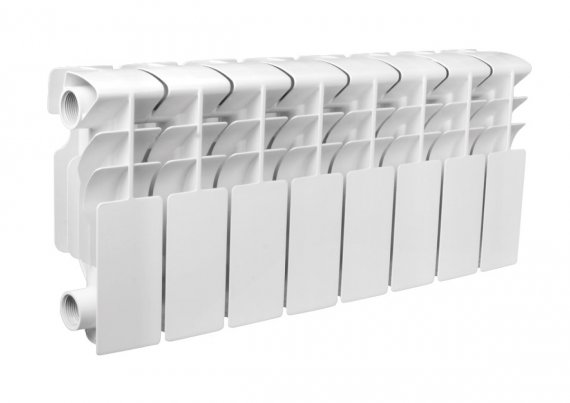 Фотография товара 'Valfex FF-Q200A/10 L Радиатор SIMPLE L алюминиевый 200, 10 сек. 850 Вт'