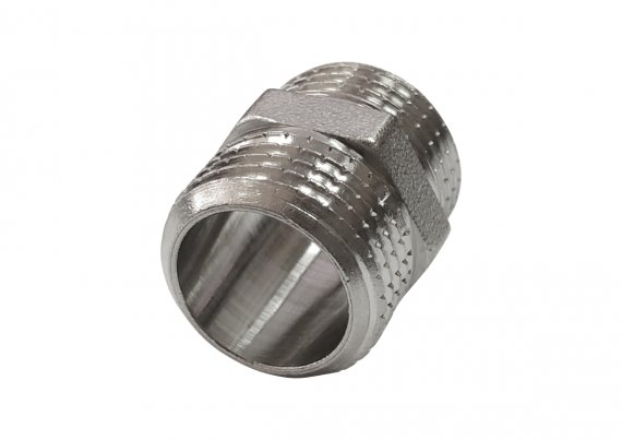 Фотография товара 'Valfex VF.582.N.112 Ниппель НИКЕЛИРОВАННЫЙ НР-НР 1 1/2" (50/10)'