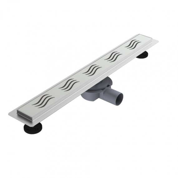 Фотография товара 'Valfex VF.071.050K.600.07.PR Трап лин. PR 600 мм нерж. Ø 50 мм, гориз. отв.'