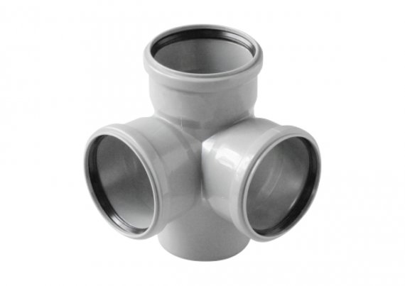 Фотография товара 'Valfex 28211150 Крестовина двухпл.110/110/50 прав. вн.канализ. (25)'